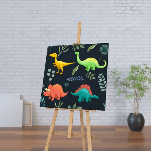 Wall Canvas - Dino Dark - printonitshop