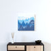 Wall Canvas - Forrest Blue - printonitshop