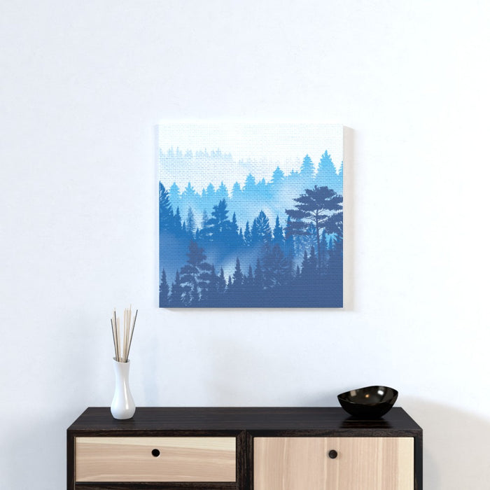 Wall Canvas - Forrest Blue - printonitshop