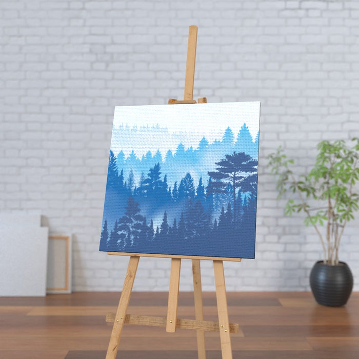 Wall Canvas - Forrest Blue - printonitshop