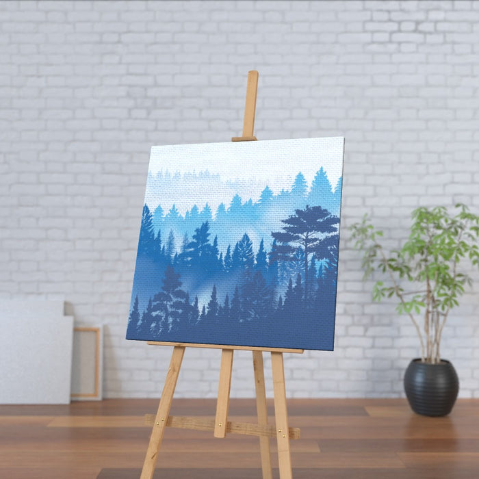 Wall Canvas - Forrest Blue - printonitshop