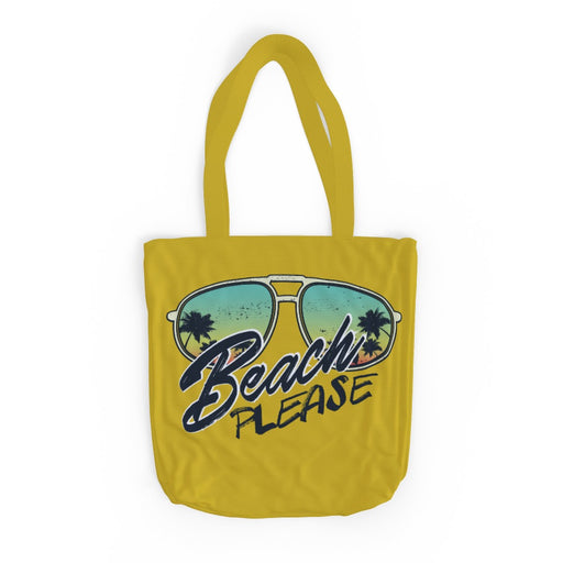 Tote Bag - Beach Please - Mustard - printonitshop