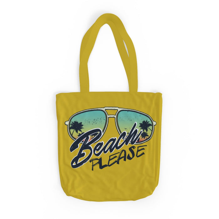 Tote Bag - Beach Please - Mustard - printonitshop