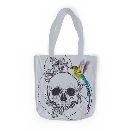 Tote Bag - The Skull and The Hummingbird - printonitshop