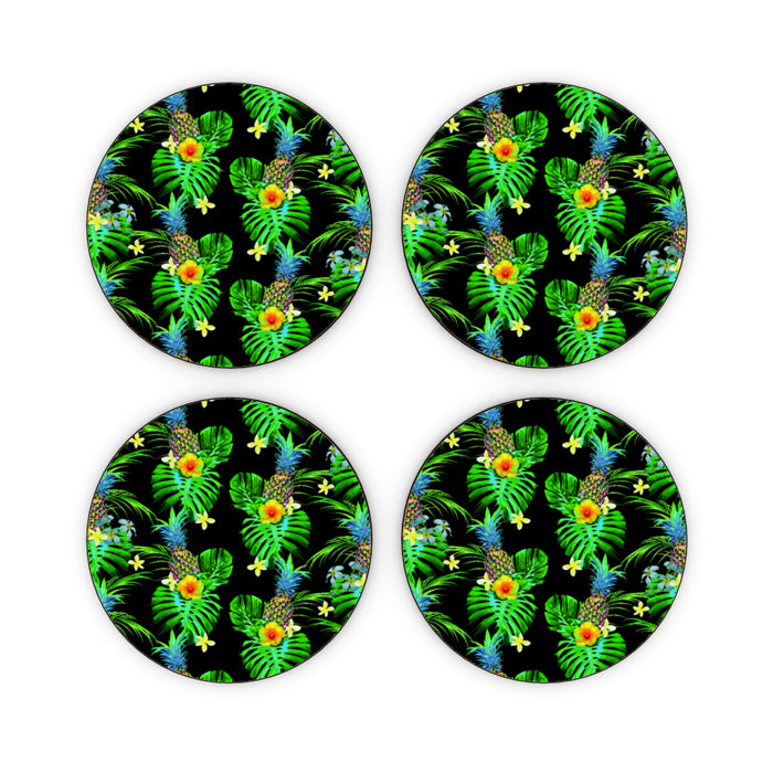 Coasters - Tropical Black - printonitshop