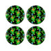 Coasters - Tropical Black - printonitshop