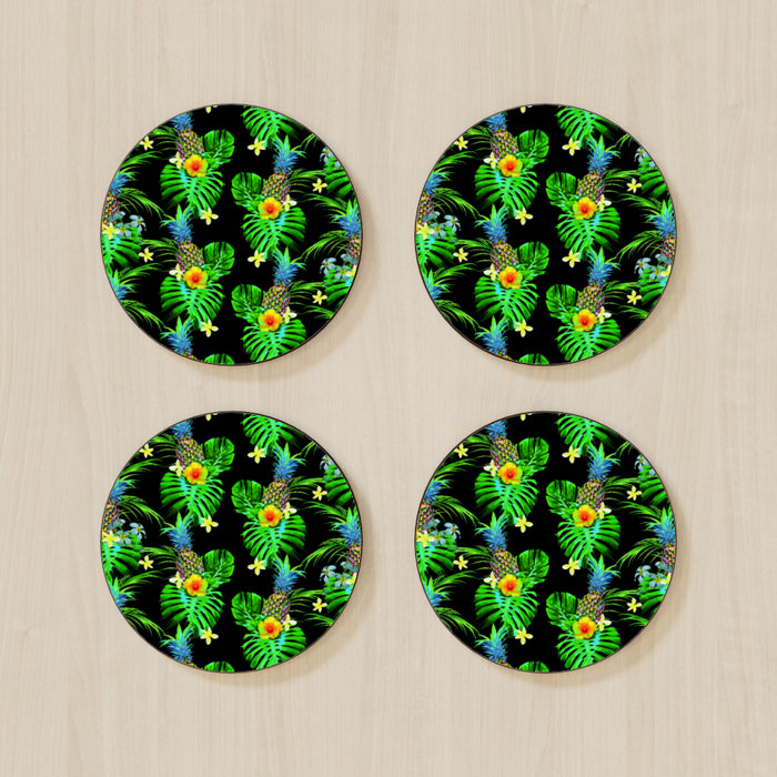 Coasters - Tropical Black - printonitshop