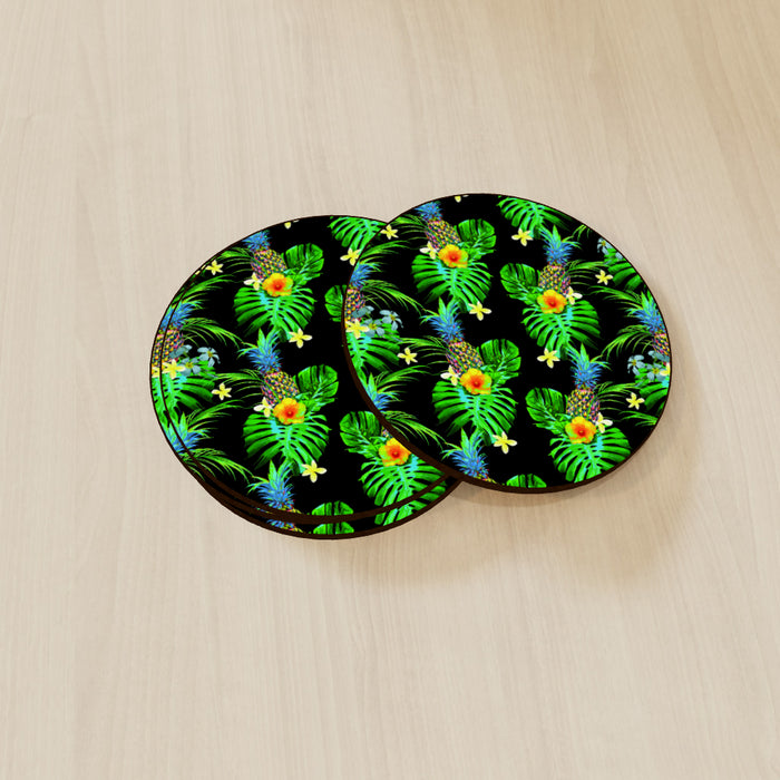 Coasters - Tropical Black - printonitshop