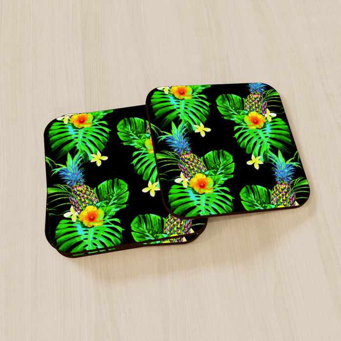 Coasters - Tropical Black - printonitshop