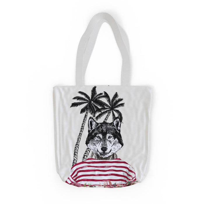 Tote Bag - To Cool For School Wolf - printonitshop