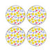 Coasters - Yellow Flowers - printonitshop