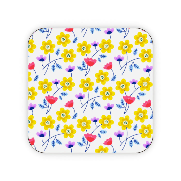 Coasters - Yellow Flowers - printonitshop