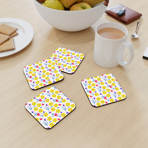 Coasters - Yellow Flowers - printonitshop