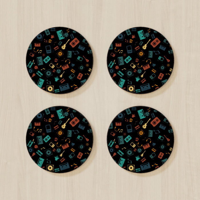 Coasters - Retro Music - printonitshop