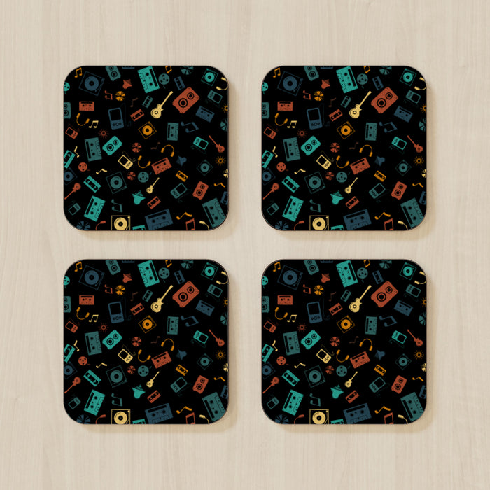 Coasters - Retro Music - printonitshop