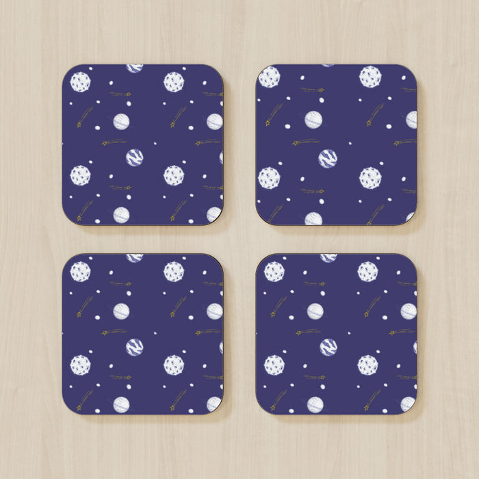 Coasters - Planets Blue - printonitshop