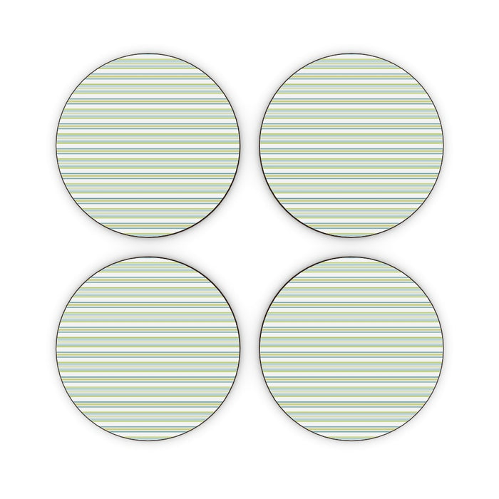 Coasters - Green Lines - printonitshop