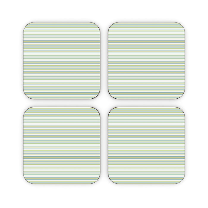 Coasters - Green Lines - printonitshop