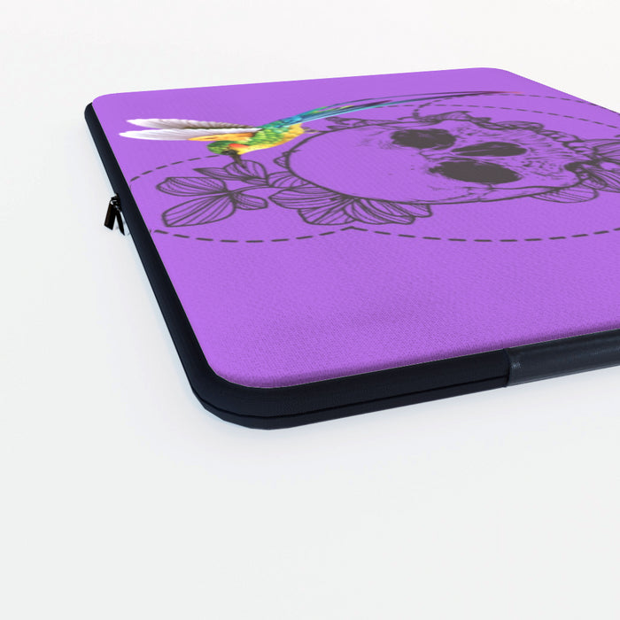 Laptop Skin - The Skull and The Hummingbird - printonitshop