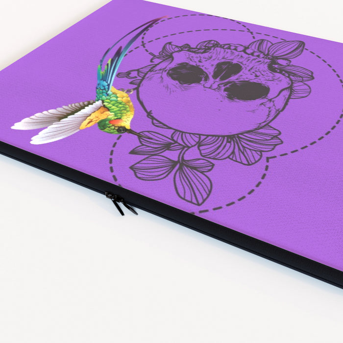 Laptop Skin - The Skull and The Hummingbird - printonitshop