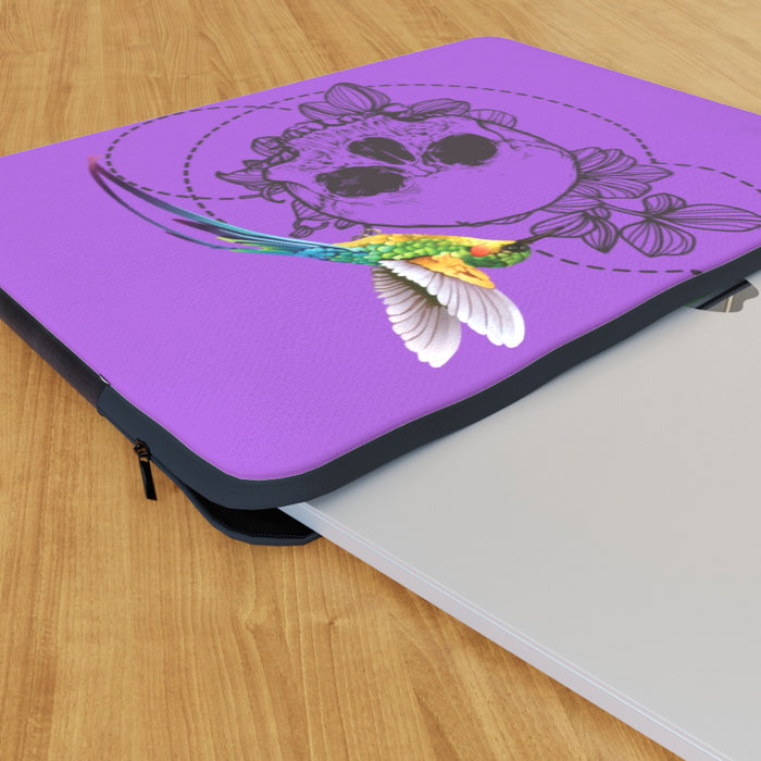 Laptop Skin - The Skull and The Hummingbird - printonitshop