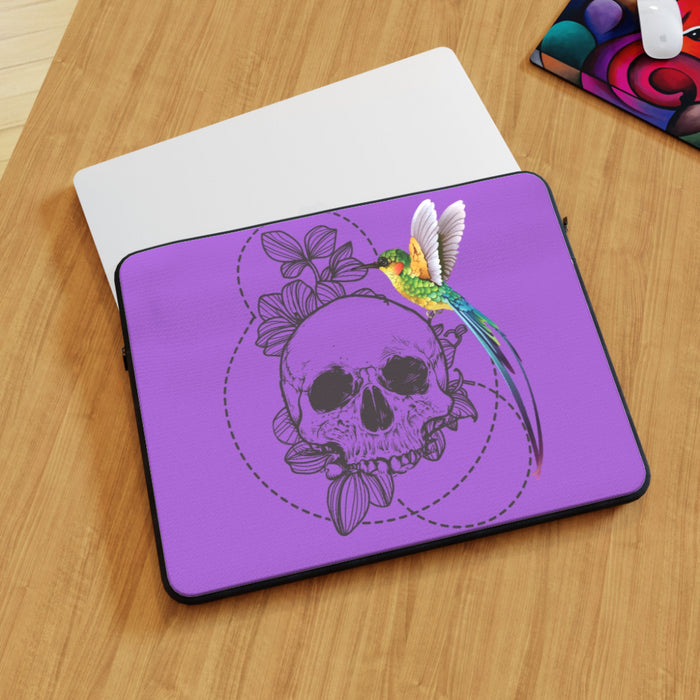 Laptop Skin - The Skull and The Hummingbird - printonitshop