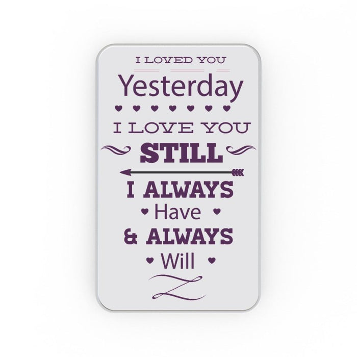 Metal Tins - I Love You Still - printonitshop