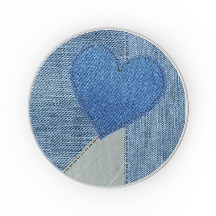 Metal Tins - Denim Heart - printonitshop