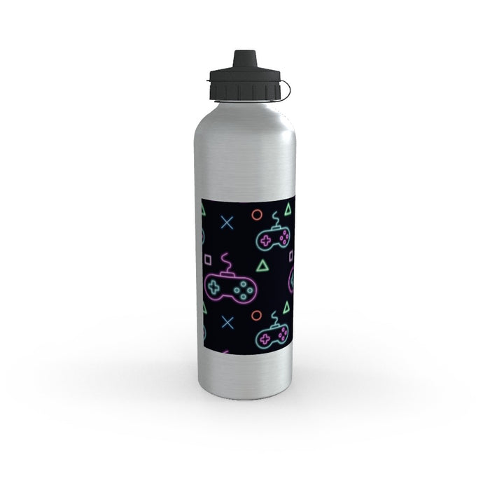 Sports Bottles - Gaming Neon Black - printonitshop