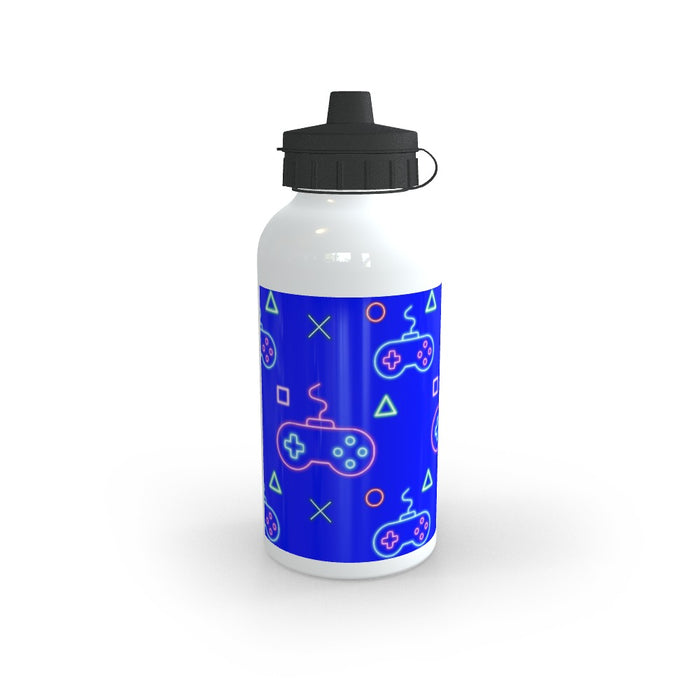 Sports Bottles - Gaming Neon Blue - printonitshop