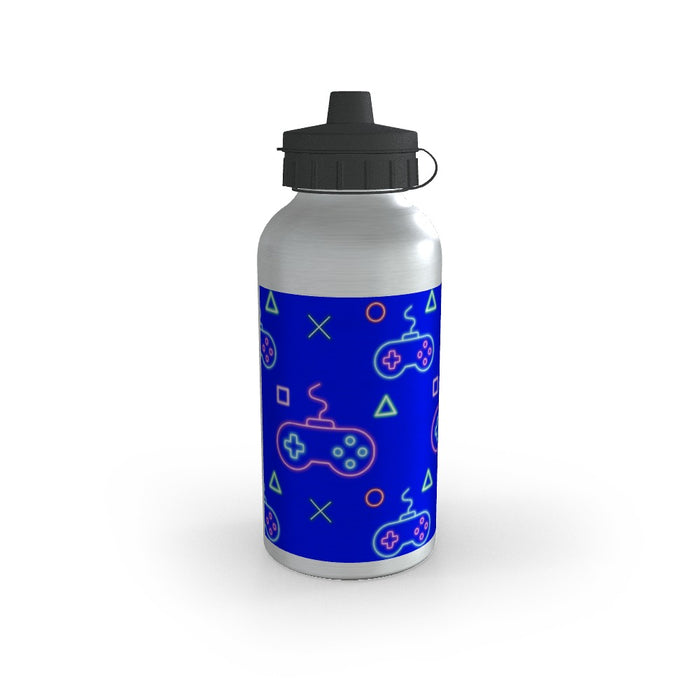 Sports Bottles - Gaming Neon Blue - printonitshop