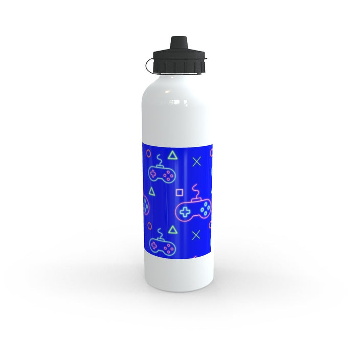 Sports Bottles - Gaming Neon Blue - printonitshop