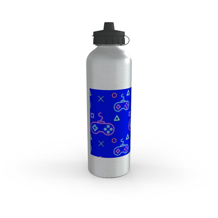 Sports Bottles - Gaming Neon Blue - printonitshop