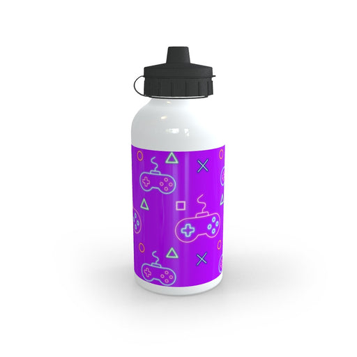 Sports Bottles - Gaming Neon Purple - printonitshop