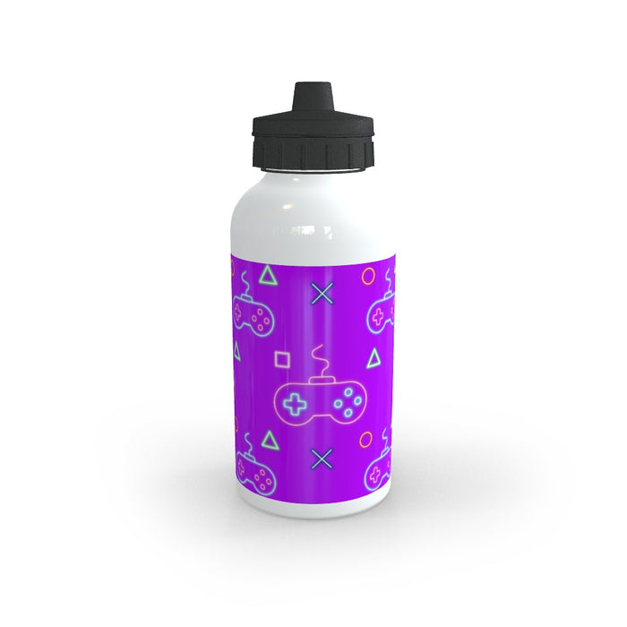 Sports Bottles - Gaming Neon Purple - printonitshop