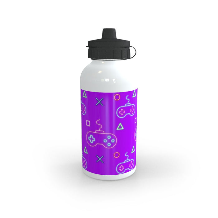 Sports Bottles - Gaming Neon Purple - printonitshop