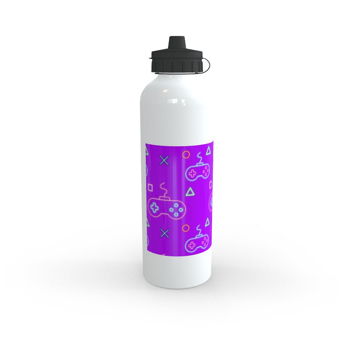 Sports Bottles - Gaming Neon Purple - printonitshop