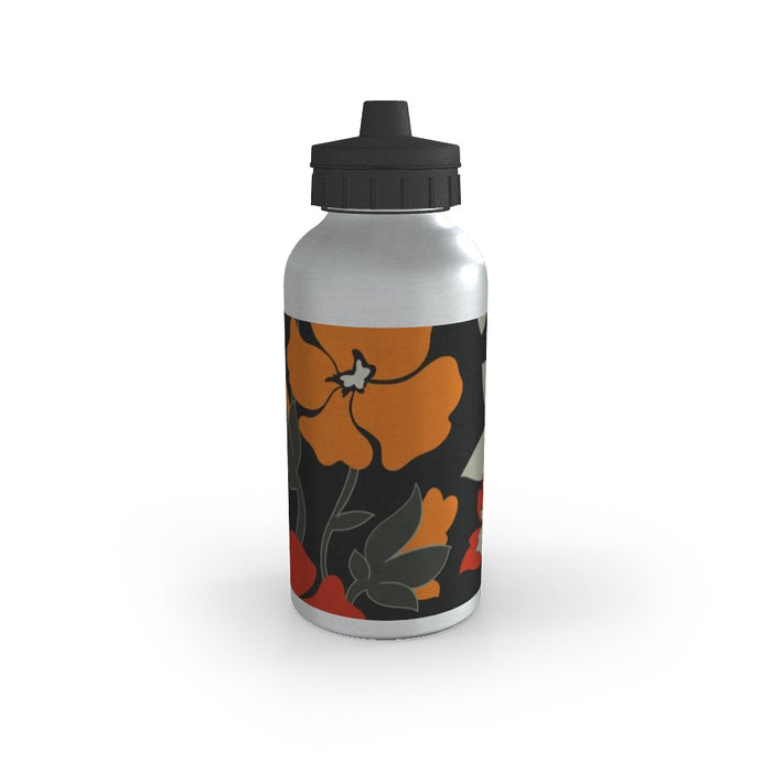 Sport Bottles - Orange Flowers - printonitshop