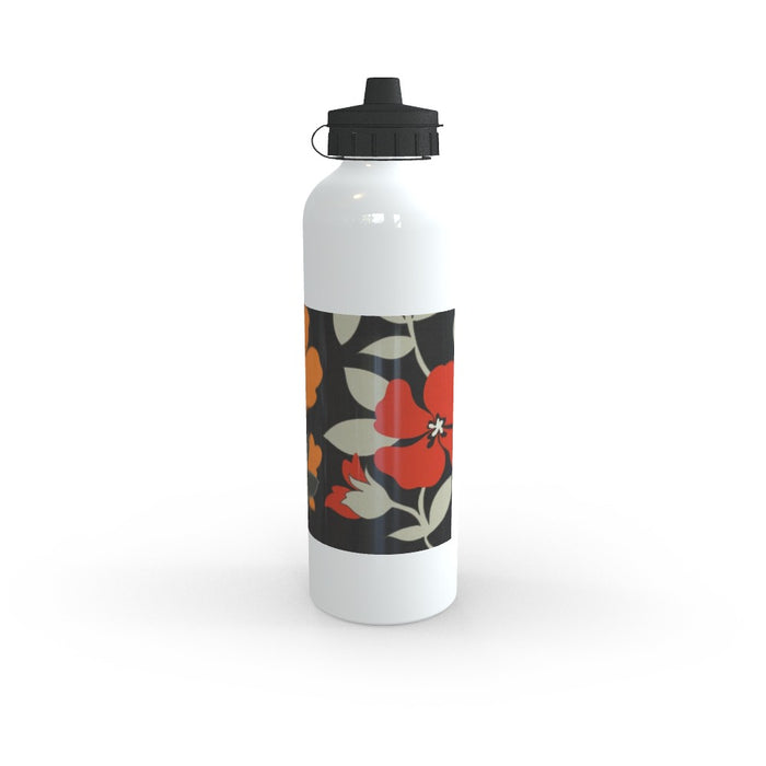 Sport Bottles - Orange Flowers - printonitshop