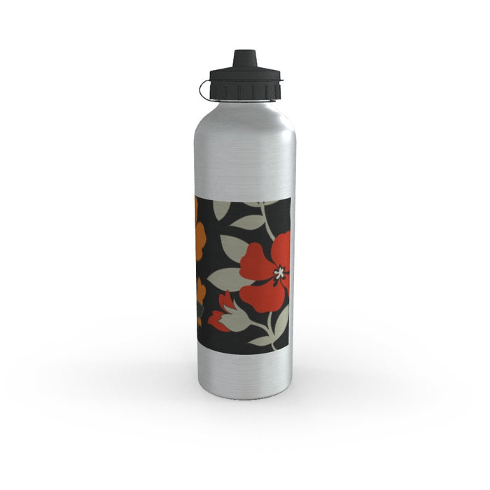 Sport Bottles - Orange Flowers - printonitshop