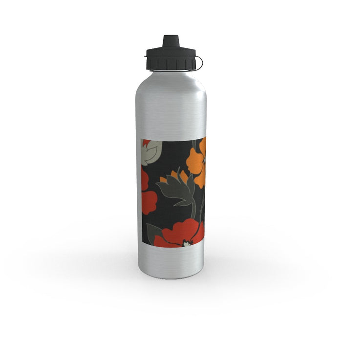 Sport Bottles - Orange Flowers - printonitshop