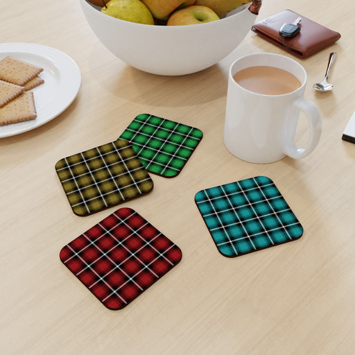 Coasters - Textured Fabric Mixed Colours - printonitshop