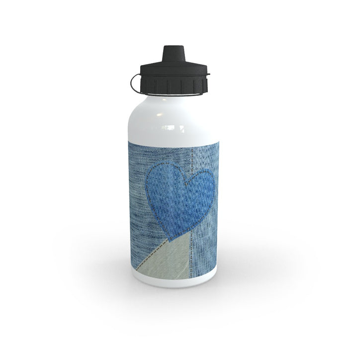 Sports Bottles - Denim Heart - printonitshop