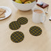 Coasters - Textured Fabric Yellow - printonitshop