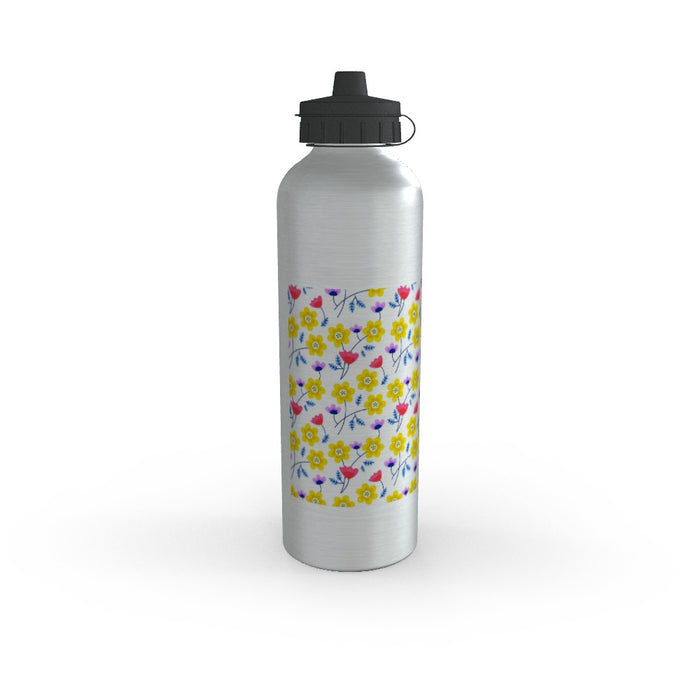 Sports Bottles - Yellow Flowers - printonitshop