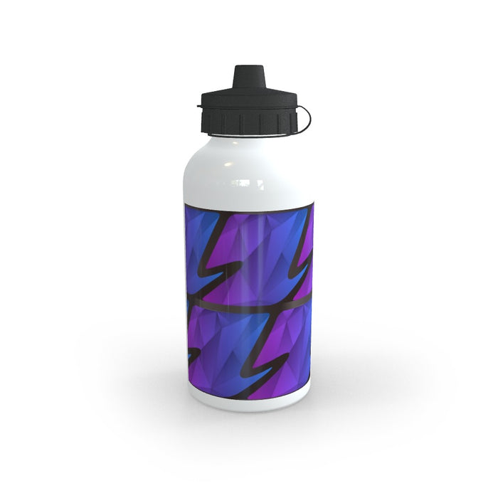 Sports Bottles - Abstract Waves Blue/Purple - printonitshop