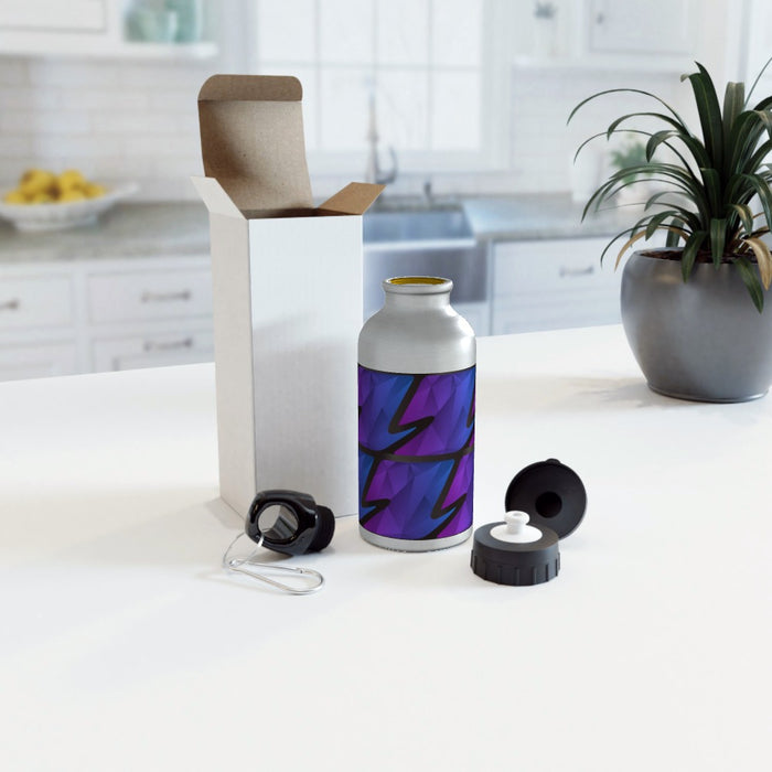 Sports Bottles - Abstract Waves Blue/Purple - printonitshop