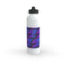 Sports Bottles - Abstract Waves Blue/Purple - printonitshop