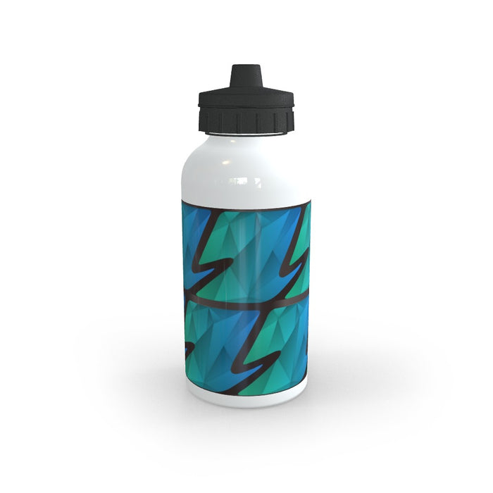 Sports Bottles - Abstract Waves Green/Blue - printonitshop