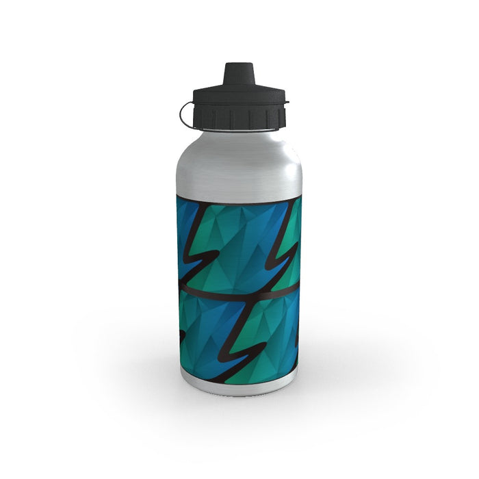 Sports Bottles - Abstract Waves Green/Blue - printonitshop